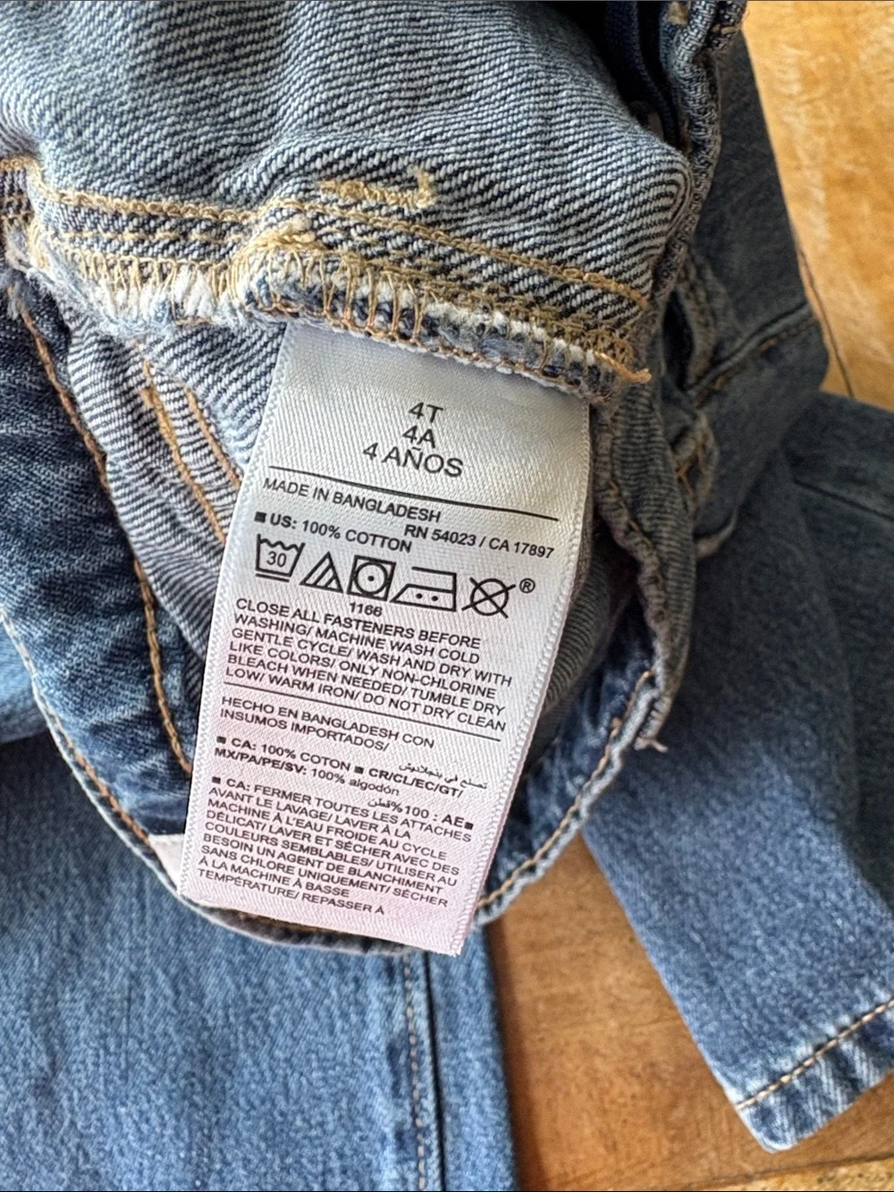 Old Navy Girls Wide Leg Jeans 4t